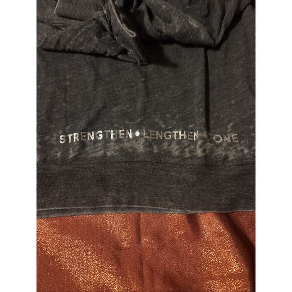 Chaser I Love SLT Burnout Sweatshirt Gray Blue Size Medium - Picture 4 of 4